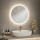Brilagi - LED-Badezimmerspiegel BERNATE LED/19W/230V Ø 60 cm silber IP44 CRI 90 dimmbar + CCT