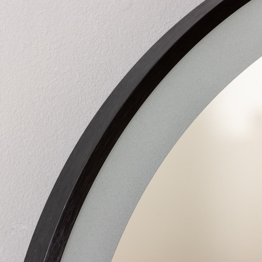 Brilagi - LED-Badezimmerspiegel CANZO LED/25W/230V 50x80 cm schwarz IP44 CRI 90 dimmbar + CCT