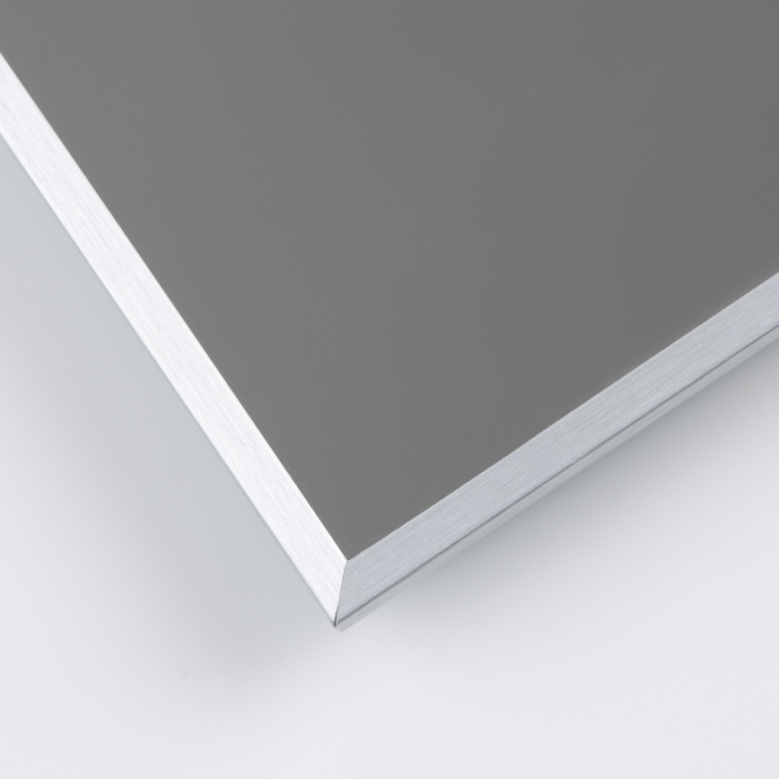 Brilagi - LED Badezimmerspiegel DESIO LED/28W/230V 60x80 cm silber IP44 CRI 90 dimmbar + CCT