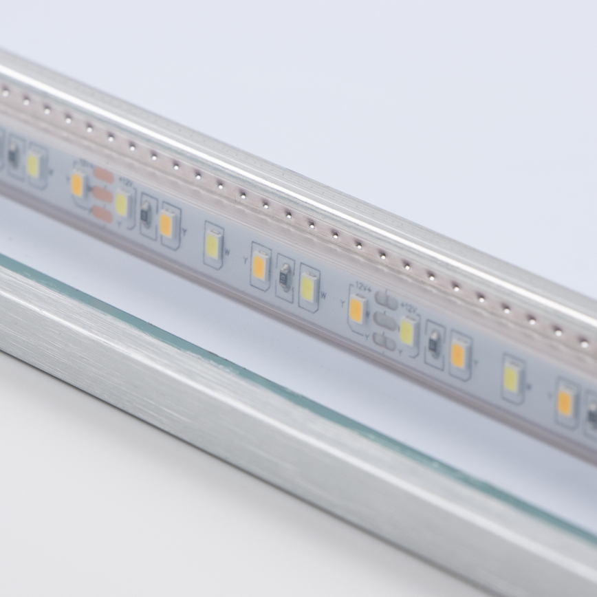 Brilagi - LED Badezimmerspiegel DESIO LED/28W/230V 60x80 cm silber IP44 CRI 90 dimmbar + CCT