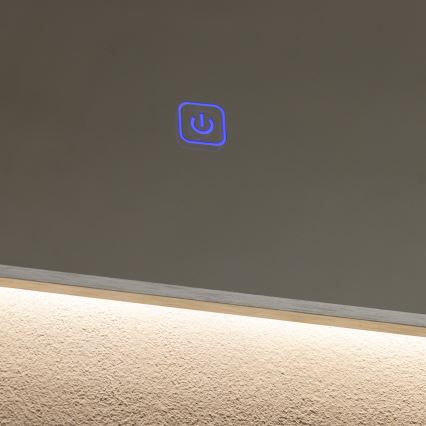 Brilagi - LED-Badezimmerspiegel DESIO LED/30W/230V 60x90 cm, silber, IP44, CRI 90, dimmbar + CCT