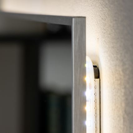 Brilagi - LED-Badezimmerspiegel DESIO LED/30W/230V 60x90 cm, silber, IP44, CRI 90, dimmbar + CCT