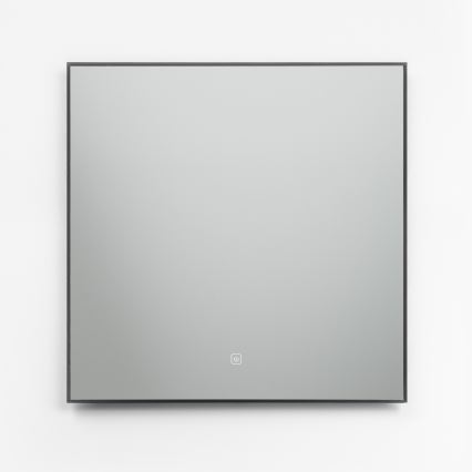Brilagi - LED-Badezimmerspiegel SUELLO LED/24W/230V 60x60 cm schwarz IP44 CRI 90 dimmbar + CCT