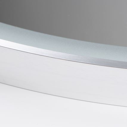 Brilagi - LED-Badezimmerspiegel TORINO LED/19W/230V Ø 60 cm silber IP44 CRI 90 dimmbar + CCT