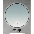 Brilagi - LED Badezimmerspiegel VENA BLACK LED/19W/230V Ø 60 cm IP44 CRI 90 dimmbar + CCT