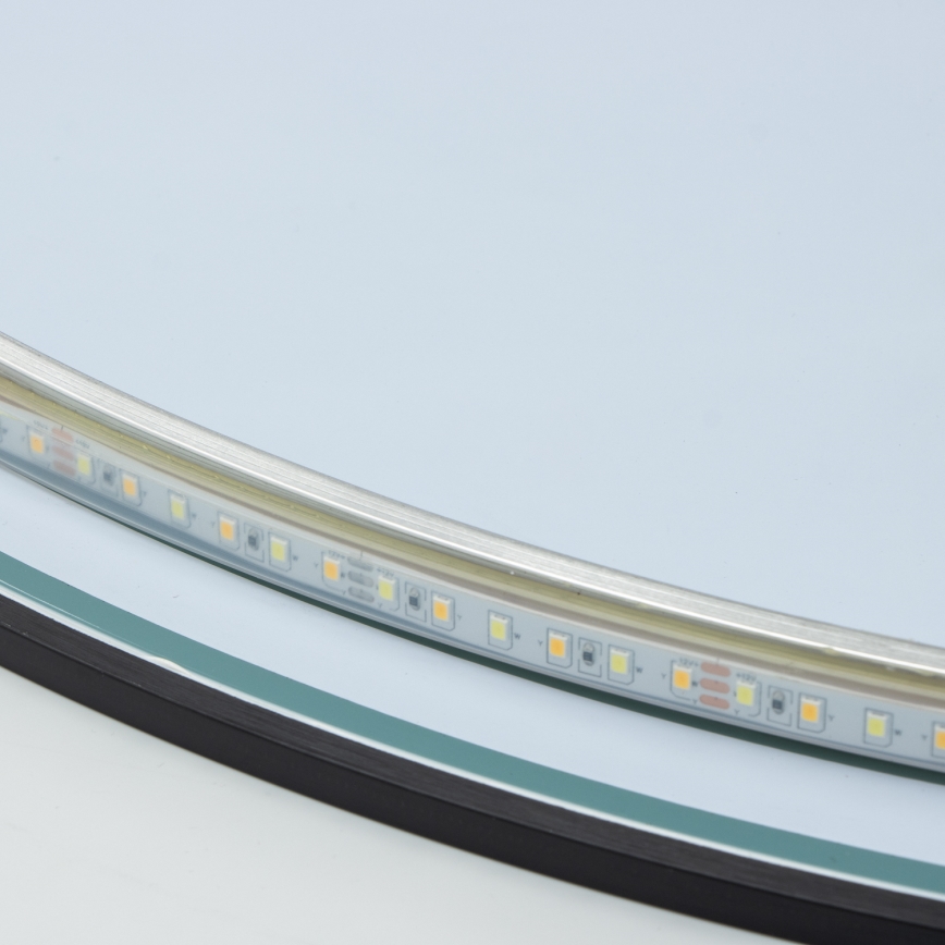 Brilagi - LED-Badezimmerspiegel VENA BLACK LED/26W/230V Ø 80 cm IP44 CRI 90 dimmbar + CCT