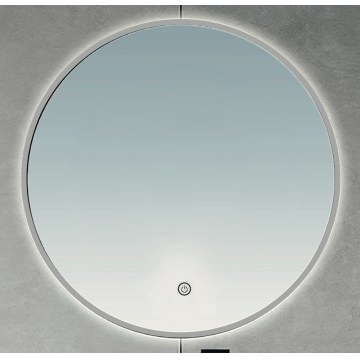 BRILAGI - LED-Badezimmerspiegel VENA SILVER LED/32W/230V Ø 100 cm IP44 CRI 90 dimmbar + CCT