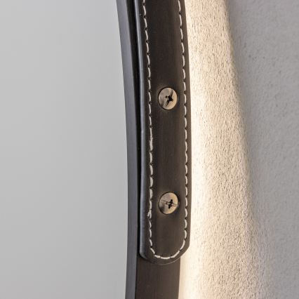 Brilagi - LED-Badezimmerspiegel VERESE LED/19W/230V Ø 60 cm schwarz IP44 CRI 90 dimmbar + CCT