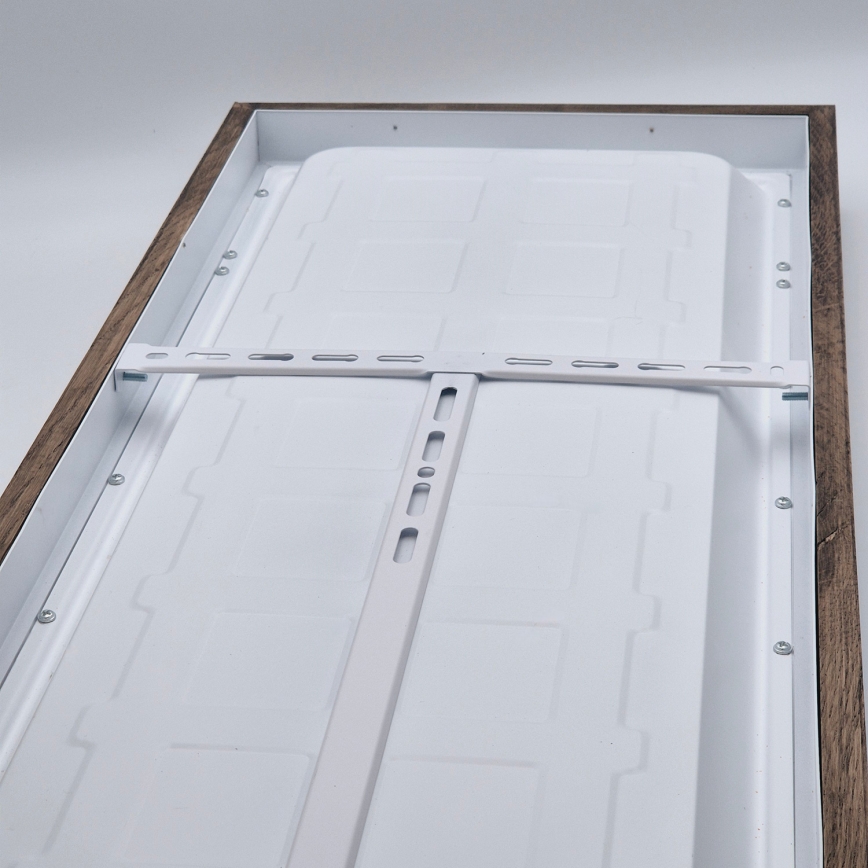 Brilagi - LED Badezimmer-Deckenleuchte WOODY FRAME LED/40W/230V 120x30 cm IP44 Eiche Nussbaum