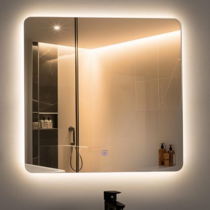 Brilagi - LED-Badspiegel COMO LED/24W/230V 60x60 cm IP44 CRI 90 dimmbar + CCT