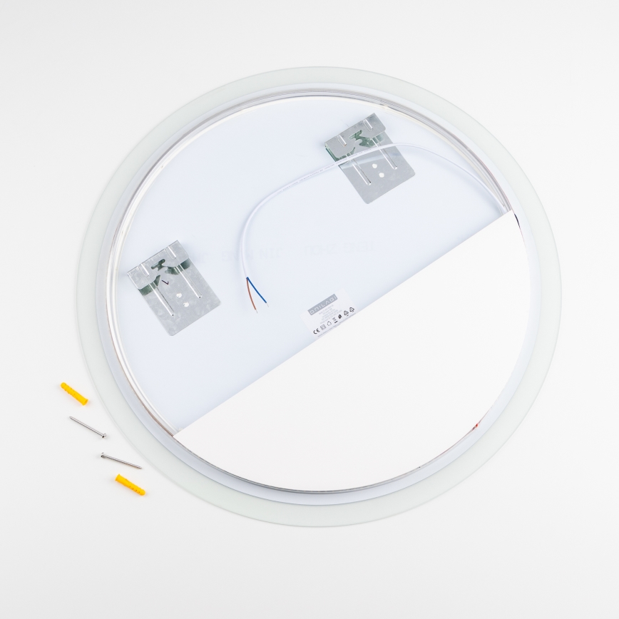 Brilagi - LED-Badezimmerspiegel CUNEO LED/19W/230V Ø 60 cm IP44 CRI 90 dimmbar + CCT