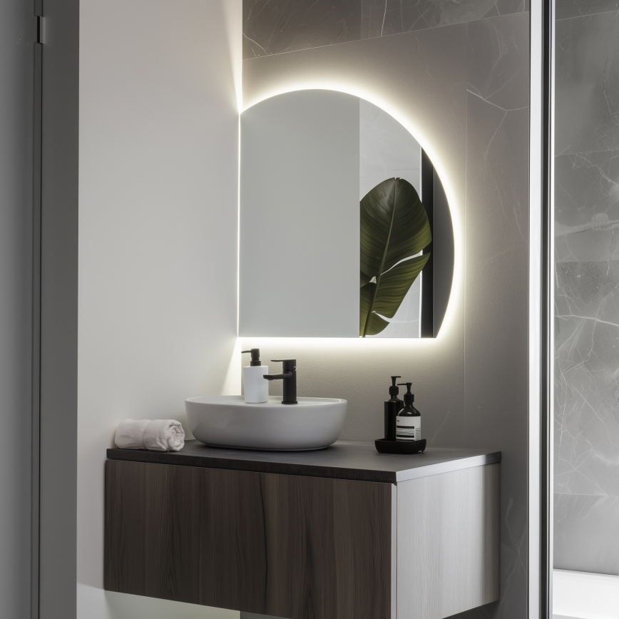 Brilagi - LED Badezimmerspiegel QUARTIERE LED/25W/230V 70x75 cm IP44 CRI 90 dimmbar + CCT