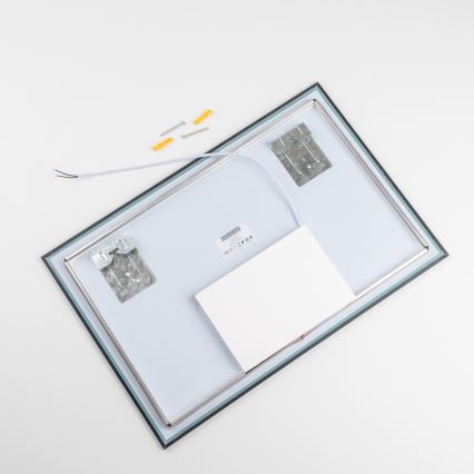 Brilagi - LED-Badspiegel SUELLO LED/20W/230V 40x60 cm schwarz IP44 CRI 90 dimmbar + CCT