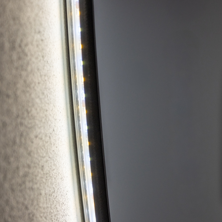 Brilagi - LED-Badezimmerspiegel VENA BLACK LED/32W/230V Ø 100 cm IP44 CRI 90 dimmbar mit CCT