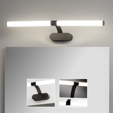 Brilagi - LED-Badspiegelbeleuchtung 2-in-1 TUBEO LED/8W/230V 60 cm IP44 schwarz