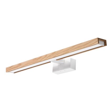 Brilagi - LED-Badezimmer-Spiegelbeleuchtung 3-in-1 WOODY MIRROR LED/12W/230V 60 cm IP44 weiß/Eiche