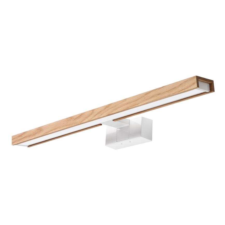 Brilagi - LED-Badezimmer-Spiegelbeleuchtung 3-in-1 WOODY MIRROR LED/12W/230V 60 cm IP44 weiß/Eiche