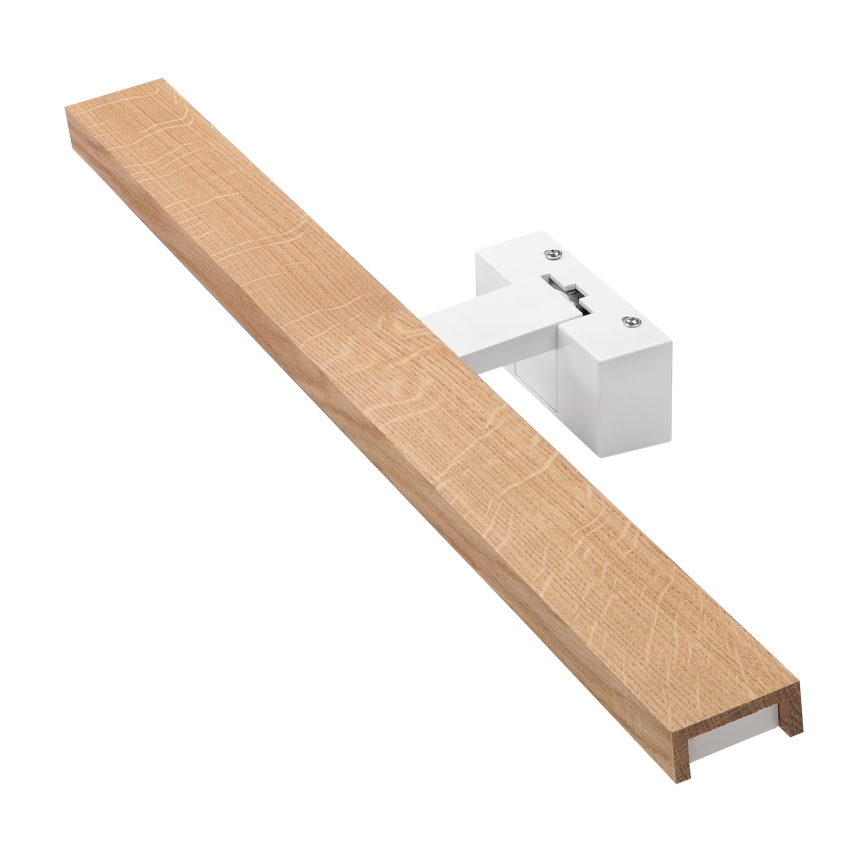 Brilagi - LED-Badezimmer-Spiegelbeleuchtung 3-in-1 WOODY MIRROR LED/12W/230V 60 cm IP44 weiß/Eiche