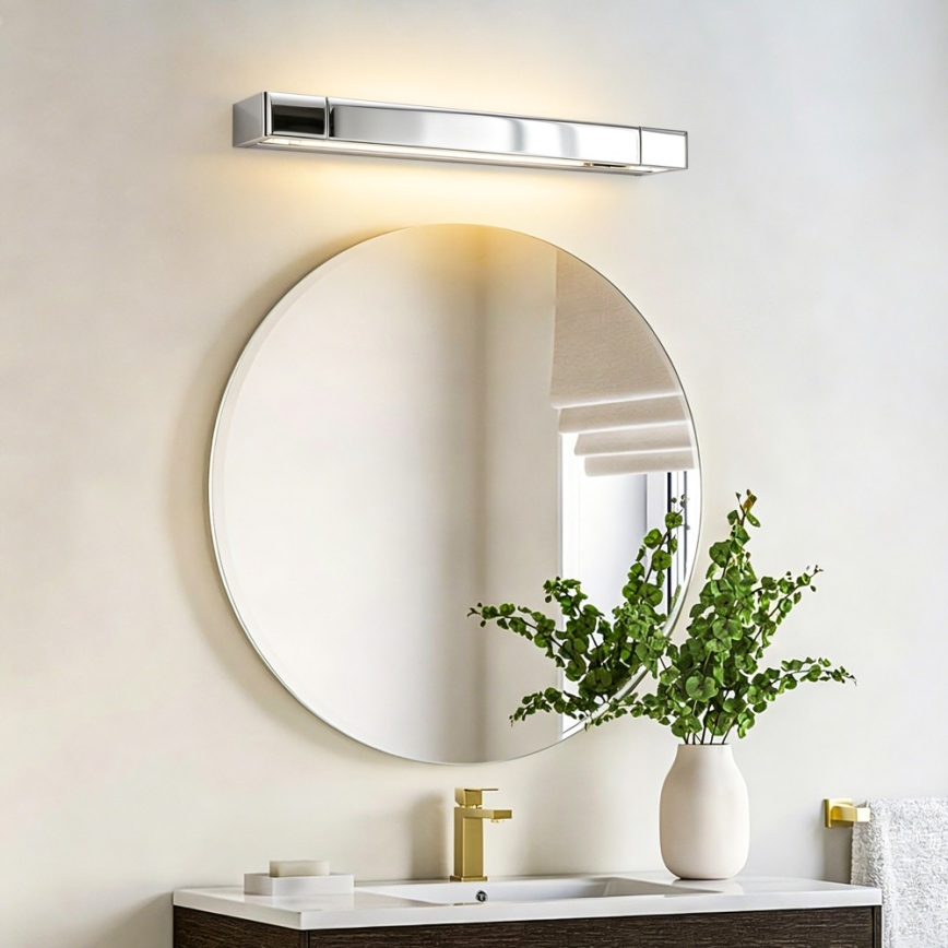 BRILAGI - LED-Spiegelleuchte für Badezimmer AQUA LINE LED/12W/230V 45 cm IP44 glänzender Chrom CRI 90