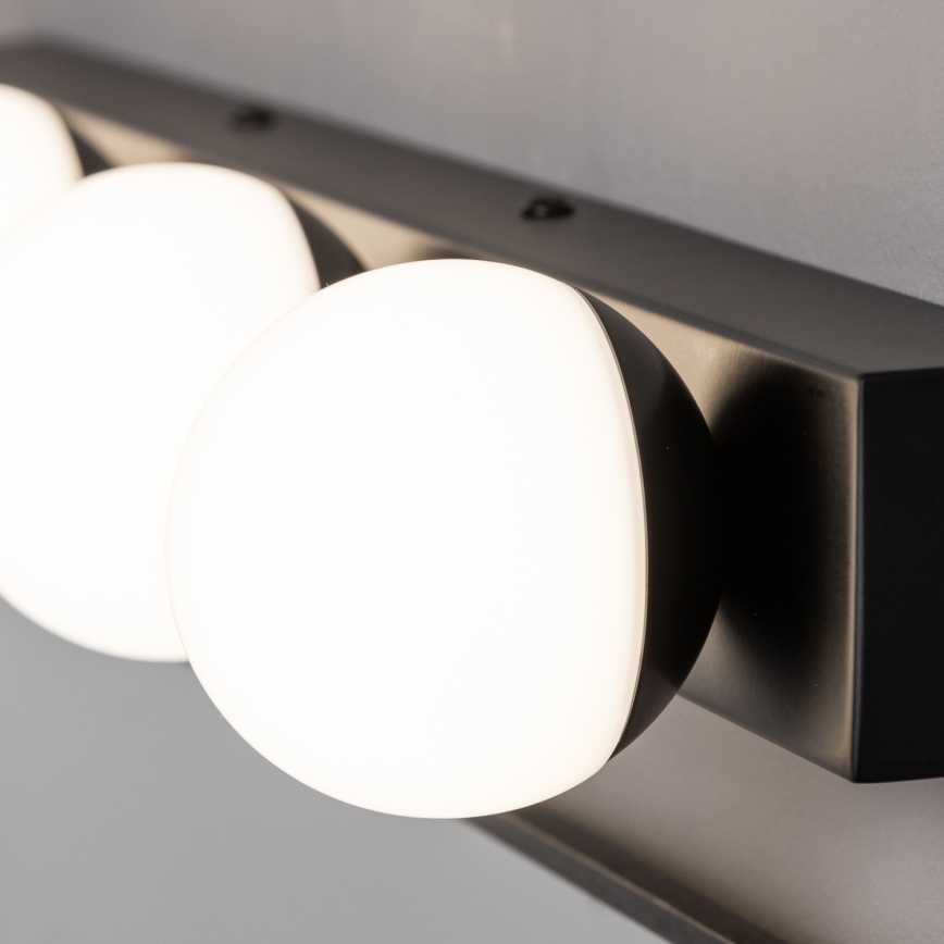 Brilagi - LED-Spiegelleuchte für Badezimmer HOLLYWOOD 3xLED/3W/230V 39 cm IP44 schwarz