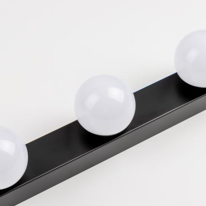 Brilagi - LED-Spiegelleuchte für Badezimmer HOLLYWOOD 3xLED/3W/230V 39 cm IP44 schwarz