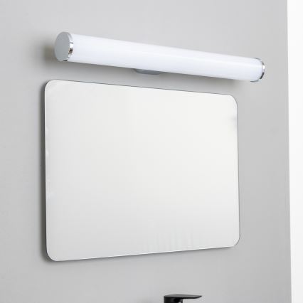 Brilagi - LED-Spiegelleuchte TUBE, 15 W, 230 V, 3000/4000/6500 K, IP44, glänzender Chrom