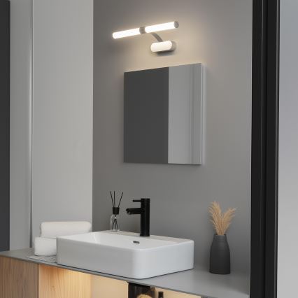 Brilagi - LED-Badezimmer-Spiegelleuchte 2-in-1 TUBEO LED/6W/230V 40 cm IP44 silber