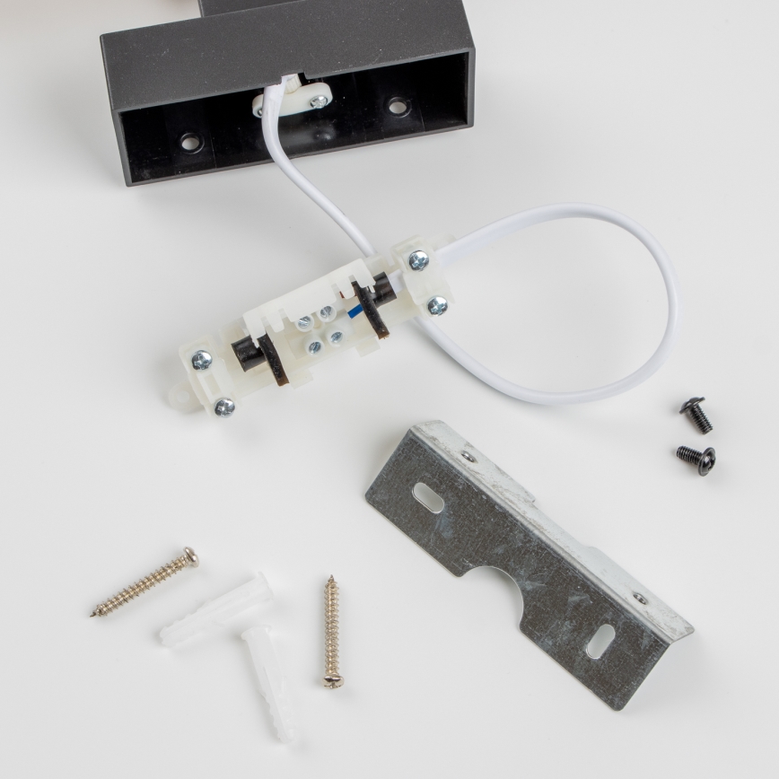 Brilagi - LED-Badezimmerspiegelbeleuchtung WOODY MIRROR LED/8W/230V 40 cm IP44 Eiche Nussbaum/Schwarz