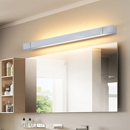 Brilagi - LED-Beleuchtung für Badezimmerspiegel AQUA LINE LED/18W/230V 60 cm IP44 mattchrom CRI 90