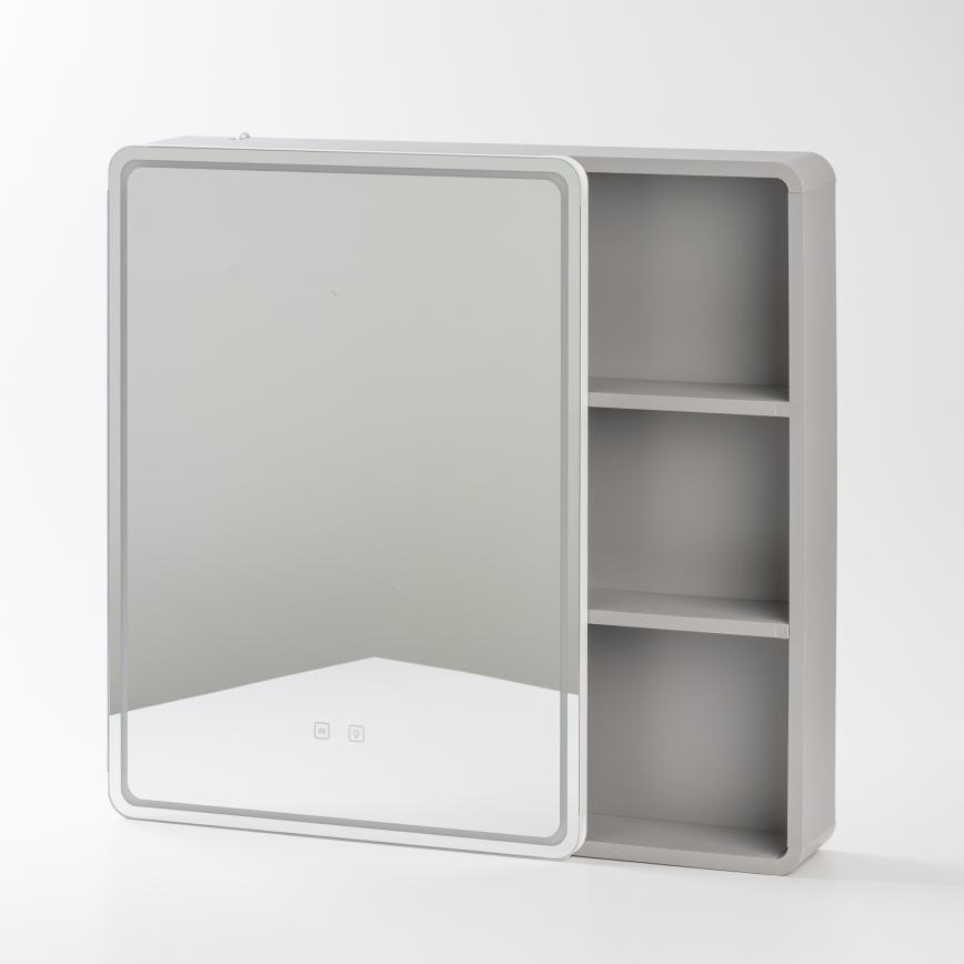 BRILAGI - LED-beleuchteter Badezimmerspiegelschrank AVOLA SINGLE 75x70 cm