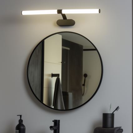 Brilagi - LED-Badspiegelbeleuchtung 2-in-1 TUBEO LED/8W/230V 60 cm IP44 schwarz