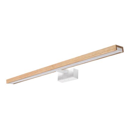Brilagi - LED-Badezimmer-Spiegelbeleuchtung 3-in-1 WOODY MIRROR LED/15W/230V 80 cm IP44 weiß/Eiche