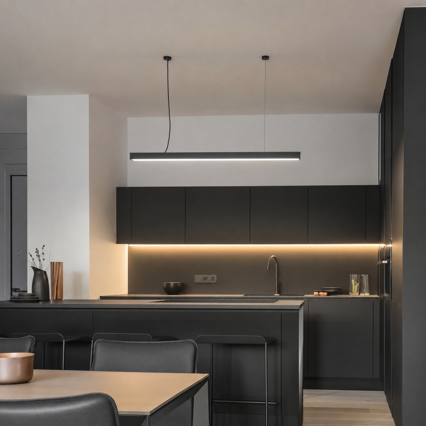 Brilagi - LED Deckenanbau- und Pendelleuchte SYNODICO LED/30W/230V 4000K Anthrazit