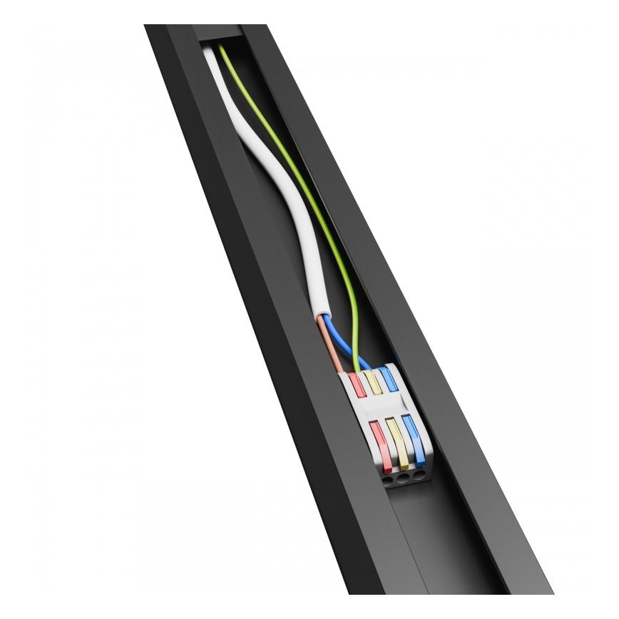 Brilagi - LED-Deckenaufbauleuchte FULLDAY LED/20/30/40W/230V 2700/4000/6000K 120 cm UGR19 schwarz