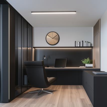 Brilagi - LED-Deckenleuchte zur Aufputzmontage FULLDAY LED/30/40/50W/230V 2700/4000/6000K 150 cm UGR19 schwarz