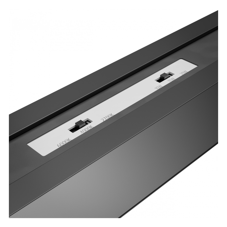 Brilagi - LED-Deckenleuchte zur Aufputzmontage FULLDAY LED/30/40/50W/230V 2700/4000/6000K 150 cm UGR19 schwarz