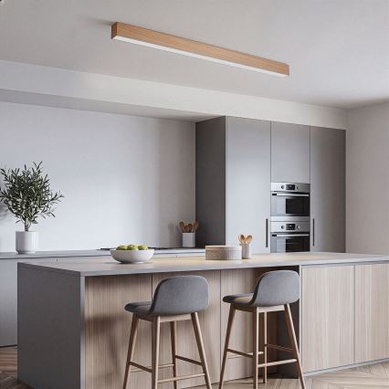 BRILAGI - LED Deckenaufbauleuchte GARDALINE LED/108W/230V 120 cm Eiche