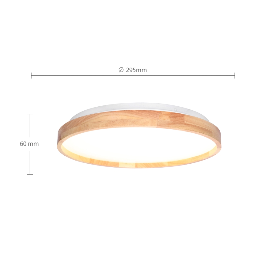 Brilagi - LED-Deckenleuchte ALSON LED/24W/230V Eiche