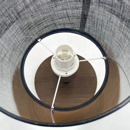 Brilagi - LED Deckenleuchte ANTHONY 1xE14/60W/230V Eiche Nussbaum/Schwarz