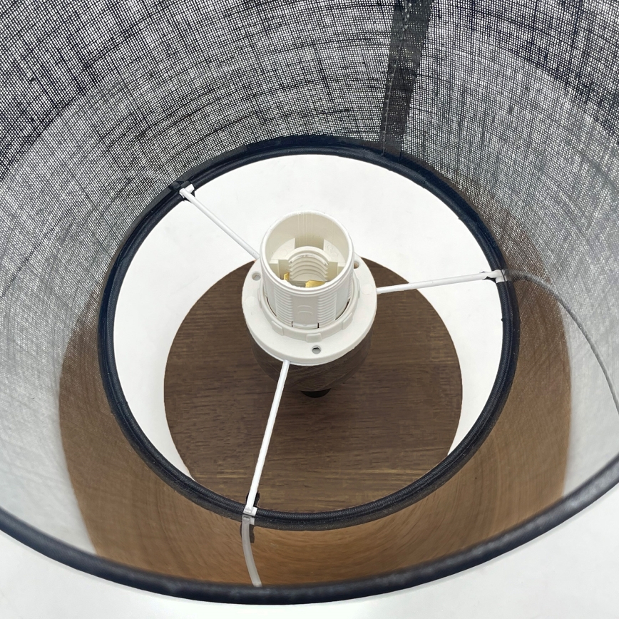 Brilagi - LED Deckenleuchte ANTHONY 1xE14/60W/230V Eiche Nussbaum/Schwarz