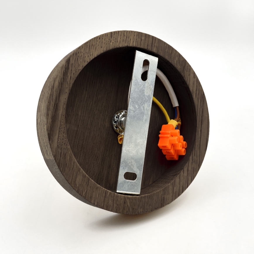 Brilagi - LED Deckenleuchte ANTHONY 1xE14/60W/230V Eiche Nussbaum/Schwarz