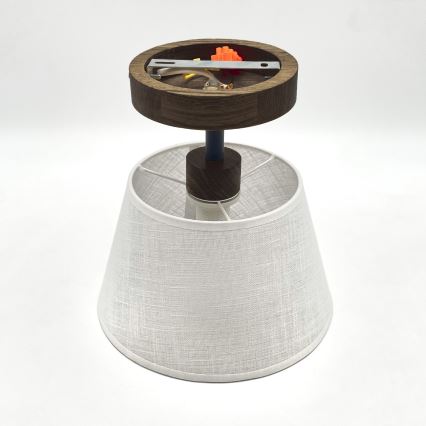 Brilagi - LED Deckenleuchte ANTHONY 1xE14/60W/230V Eiche Nussbaum/Weiß