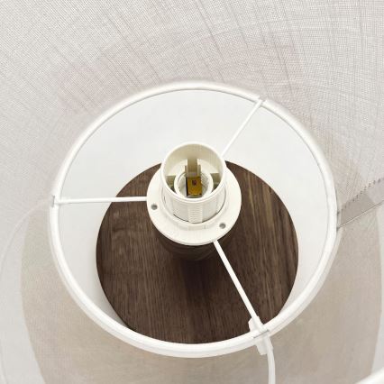 Brilagi - LED Deckenleuchte ANTHONY 1xE14/60W/230V Eiche Nussbaum/Weiß