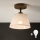 Brilagi - LED Deckenleuchte ANTHONY 1xE14/60W/230V Eiche Nussbaum/Beige