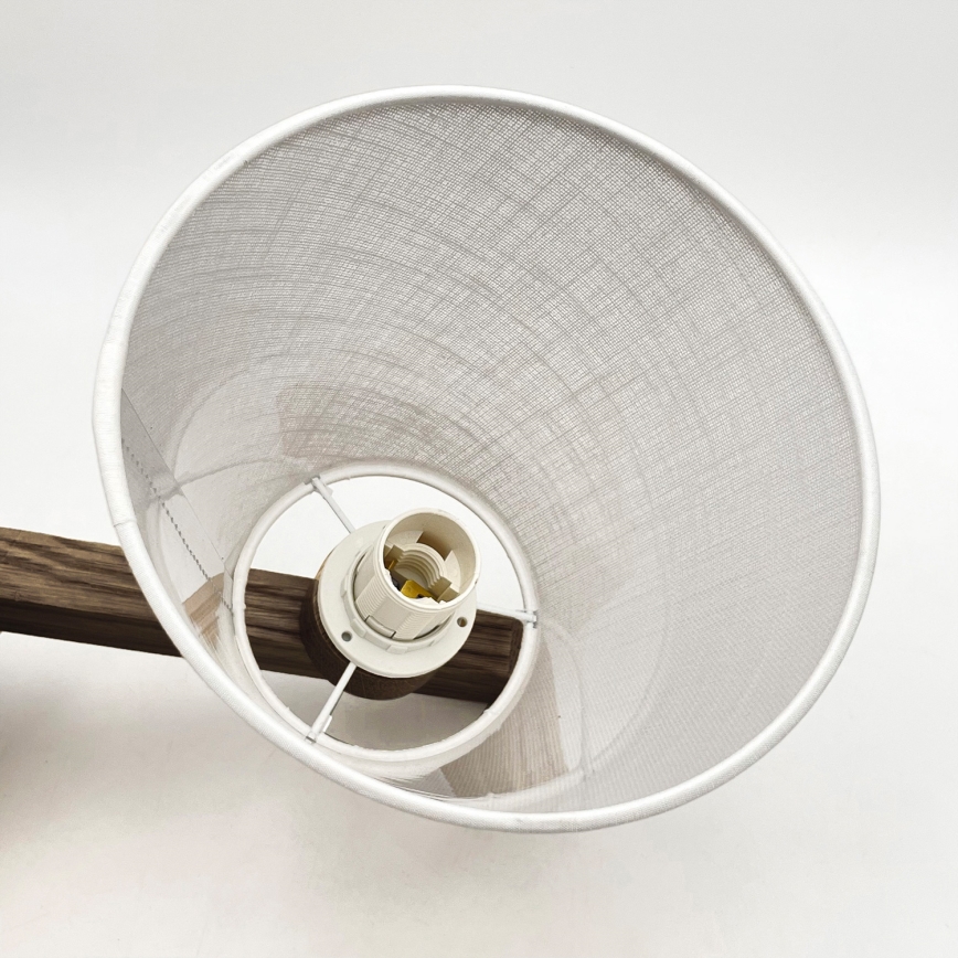 Brilagi - LED Deckenleuchte ANTHONY 3xE14/40W/230V Eiche Nussbaum/Weiß