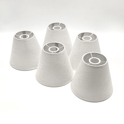 Brilagi - LED Deckenleuchte ANTHONY 5xE14/40W/230V Eiche Nussbaum/Weiß