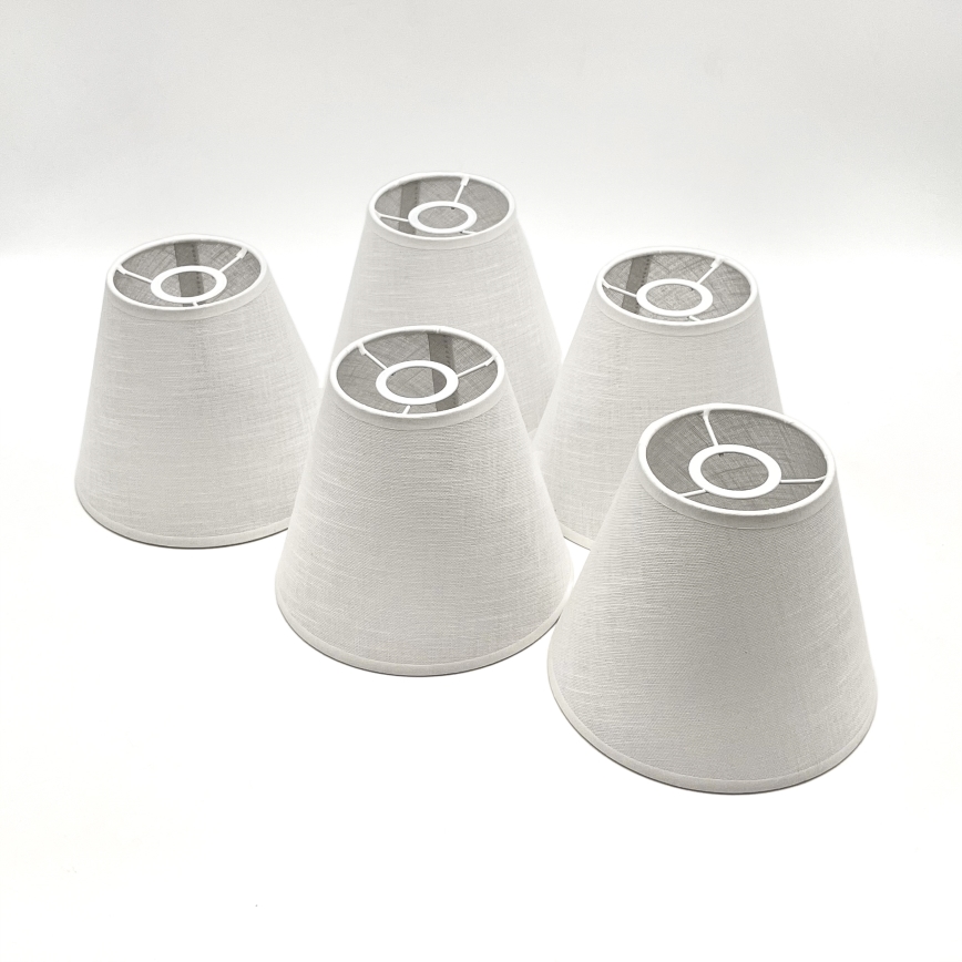 Brilagi - LED Deckenleuchte ANTHONY 5xE14/40W/230V Eiche Nussbaum/Weiß