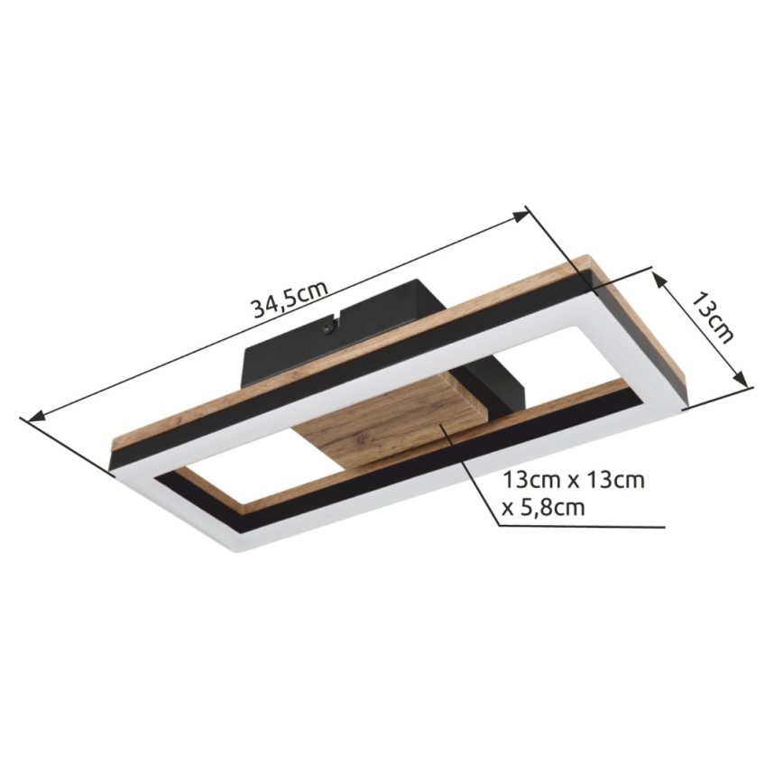 Brilagi - LED-Deckenleuchte AXIS LED/12W/230V