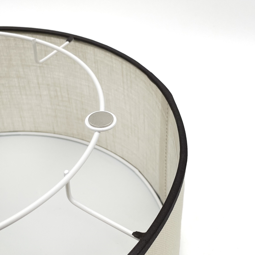 Brilagi - LED Deckenleuchte BELLADONNA 1xE27/15W/230V d 30 cm cremefarben/Eiche