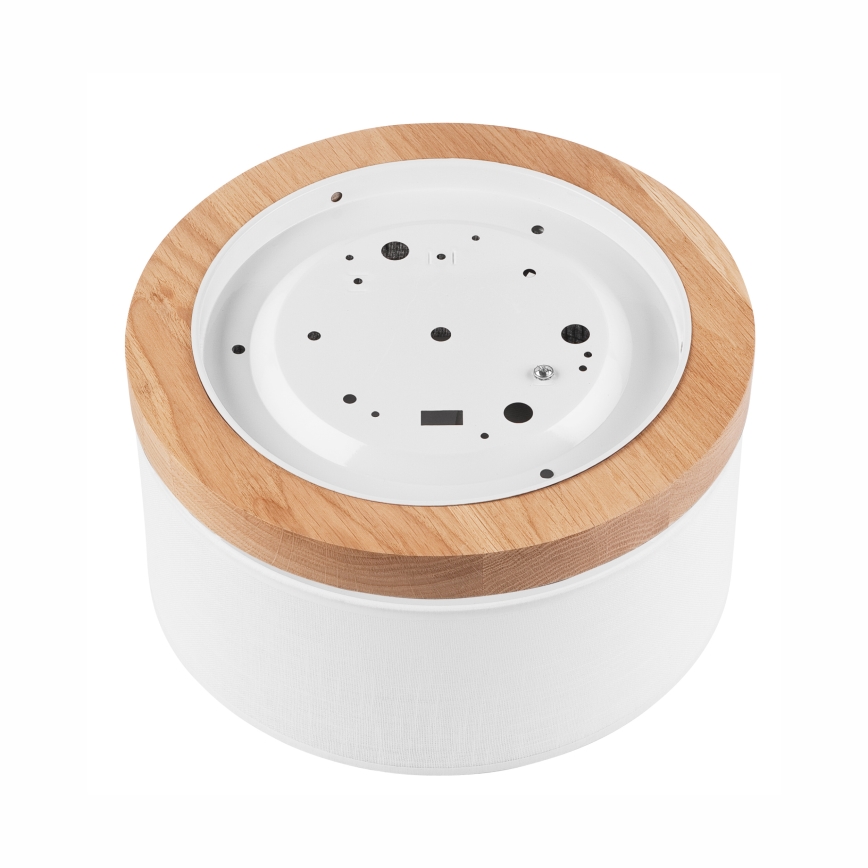 Brilagi - LED Deckenleuchte BELLADONNA 1xE27/15W/230V d 30 cm weiß/Eiche